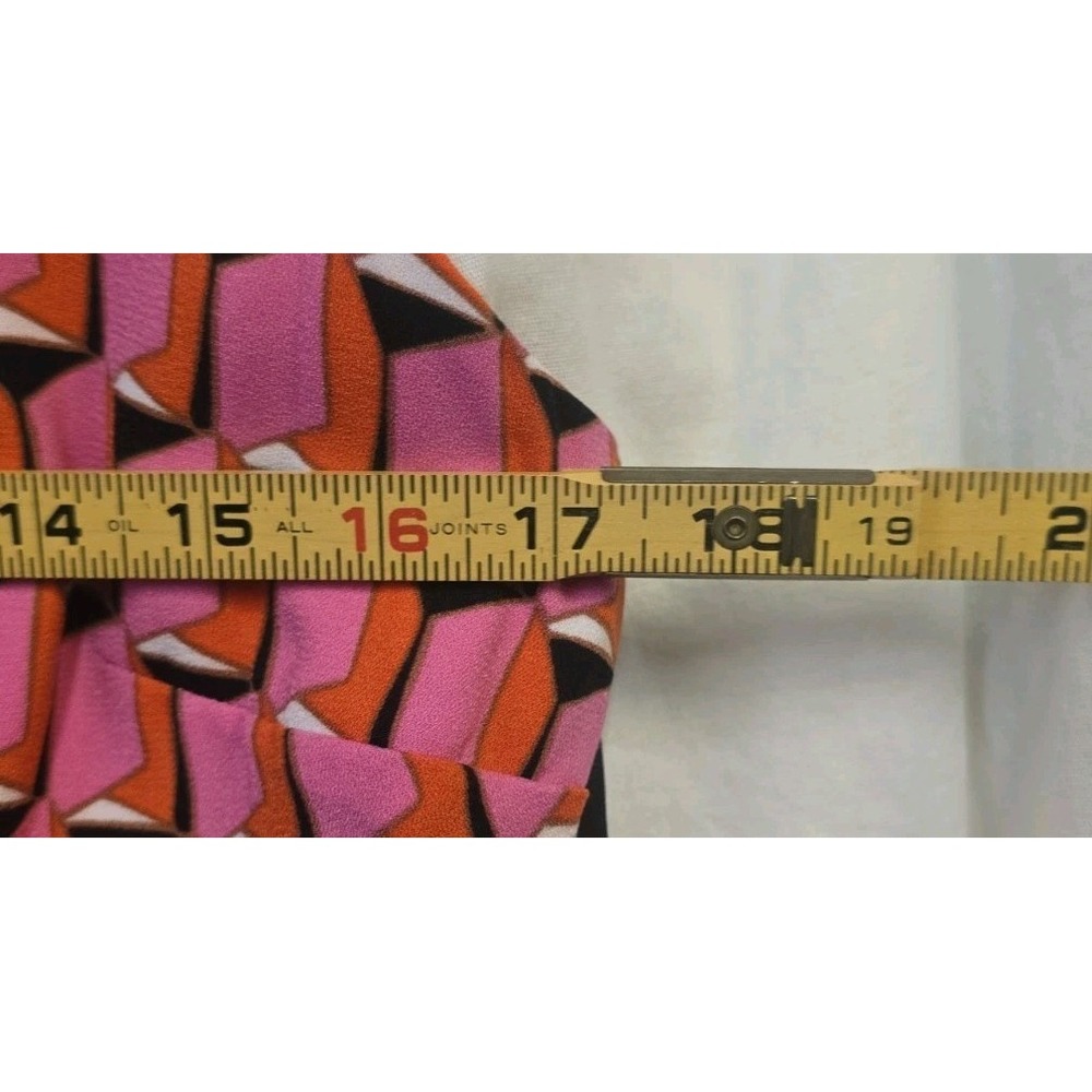 NWT Diane Von Furstenberg x Target DVF Mini Dress Pink 10 Geometric Mod Y2K - Picture 6 of 9